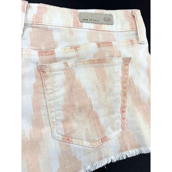 Adriano Goldschmied Shorts 26 Daisy Jean Low Rise Frayed Hem Y2K Surfer Girl - Picture 5 of 14